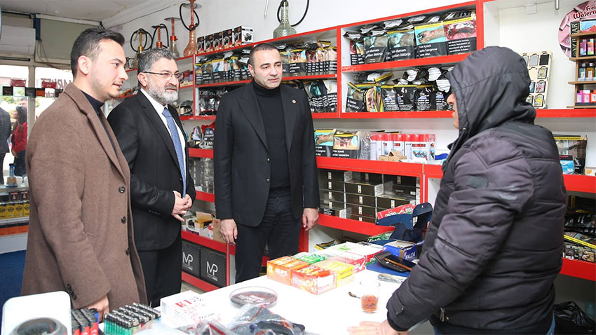 Kadir Kumbul’dan esnafa geçmiş olsun ziyareti