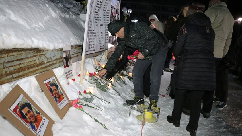 Kartalkaya faciasında en acı anma