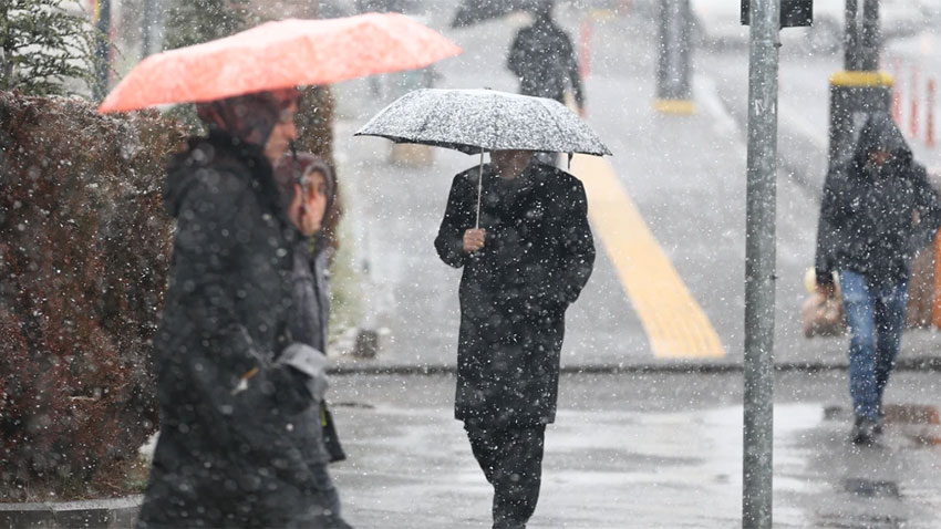 Yurt genelinde kar ve sağanak uyarısı