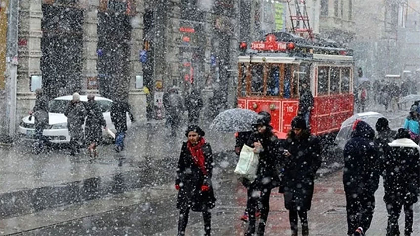 İstanbul’a yoğun kar yağışı geliyor!