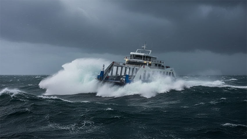 Çanakkale’de feribot seferleri iptal!