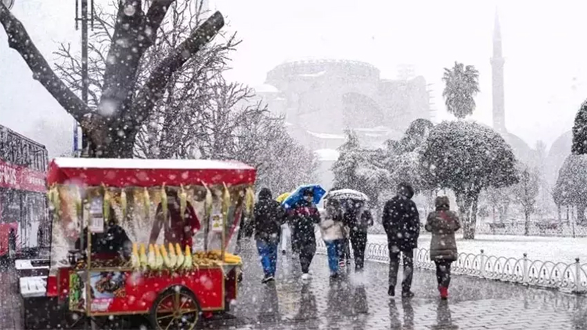 İstanbul’a yeniden kar uyarısı