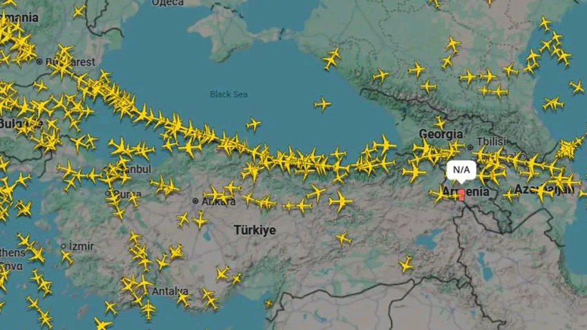 Türk hava sahası arı kovanı gibi