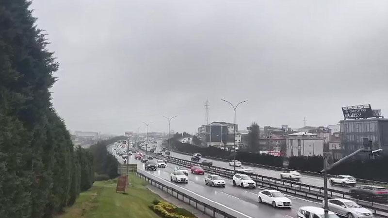 Bayramın son gününde  trafik yoğunluğu