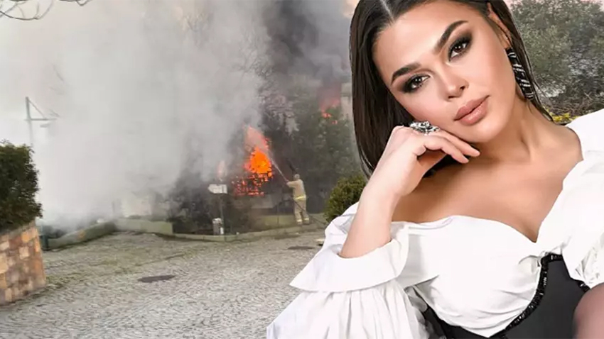 Aslıhan Karalar’ın evinde yangın paniği