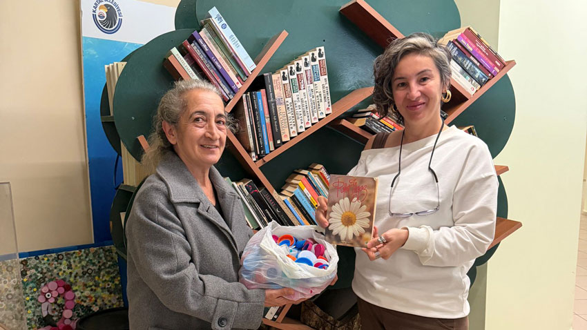 Kartal’da atıklar kitaba dönüşüyor