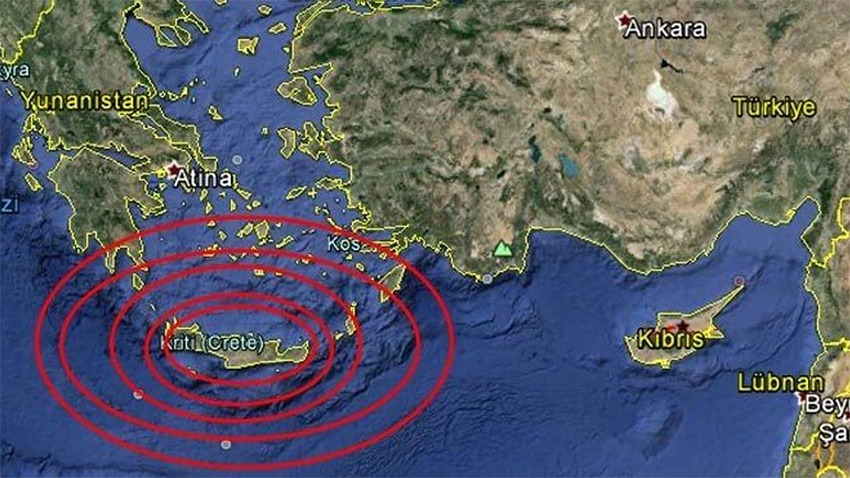 Ege Denizi’nde 5.9 büyüklüğünde deprem