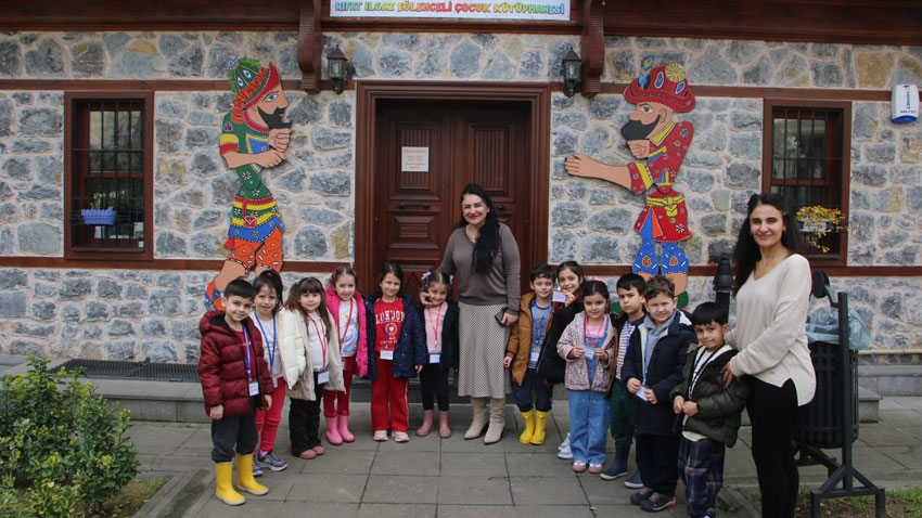 Kartal’da minikler kütüphane ile buluştu