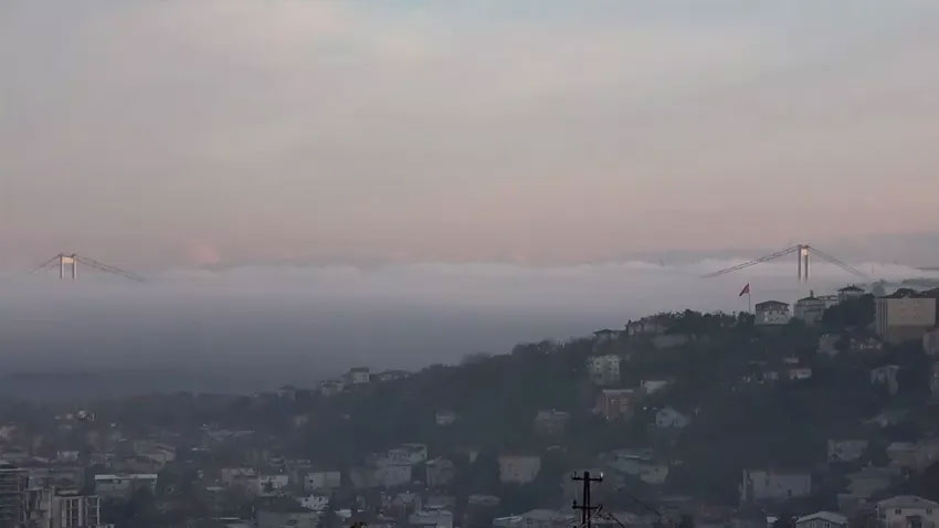 İstanbul Boğazı’nda yoğun sis