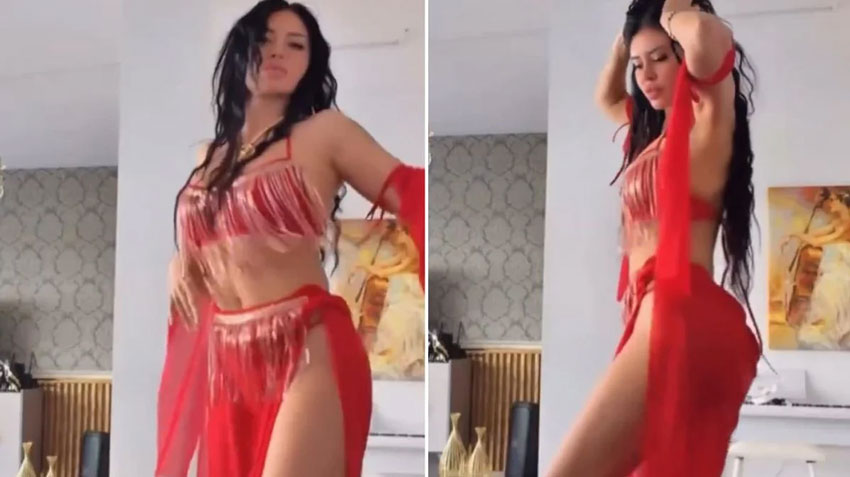 Ebru Polat oryantal derslerine başladı