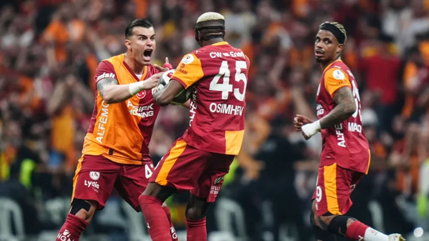 Süper Lig’de şampiyon Galatasaray