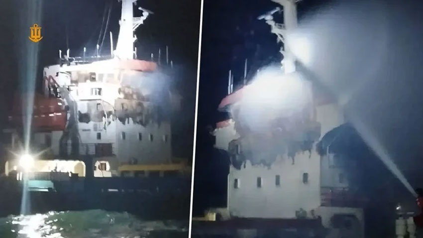 Karadeniz’de Türk gemisine İHA saldırısı