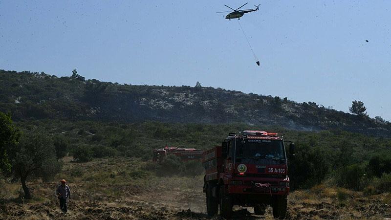 İzmir’de orman yangını