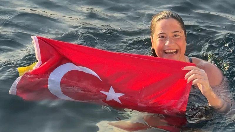 Aysu Türkoğlu, Tsugaru Kanalı’nı geçti