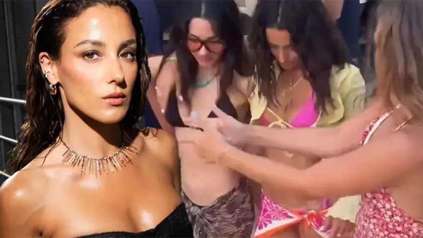 Cansu Tosun Bodrum’da efkar dağıttı