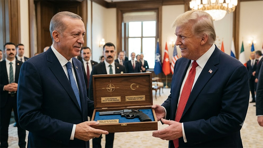 Erdoğan’ın hediyesi Avrupa’da gündem oldu!