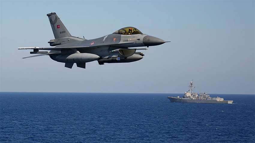 Rum provokasyonuna F-16’lı mesaj!