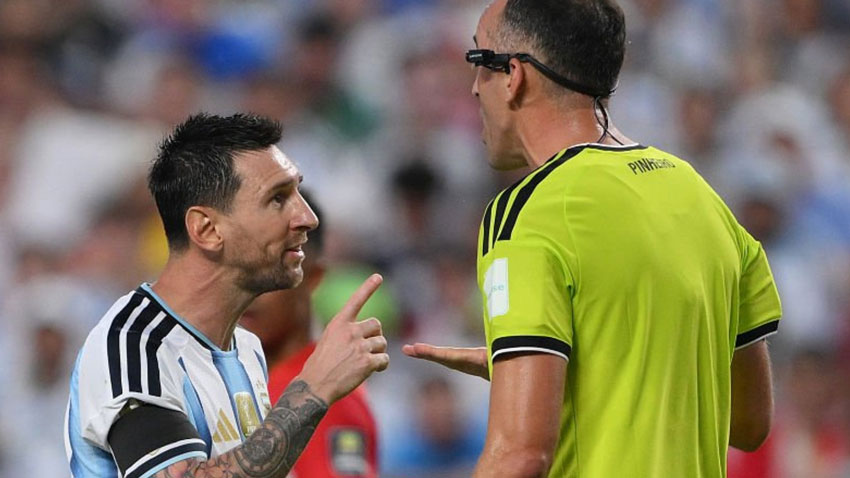 Lionel Messi’den Portekizli hakeme ayar!