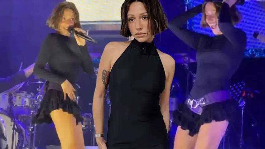 Zeynep Bastık sahne dansıyla göz kamaştırdı
