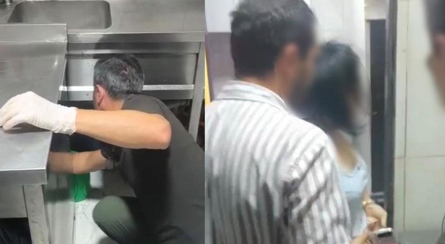 Fuhuş operasyonda şaşırtan görüntü!