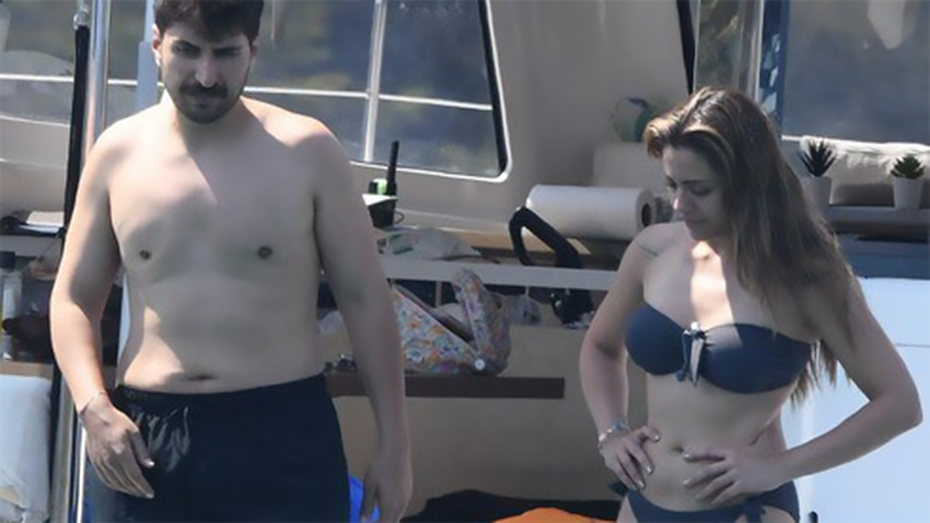 Sıla Türkoğlu sevgilisi ile Göcek’te keyif çatıyor