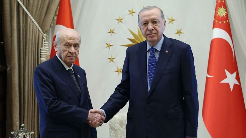 Cumhurbaşkanı Erdoğan Bahçeli’yi kabul etti