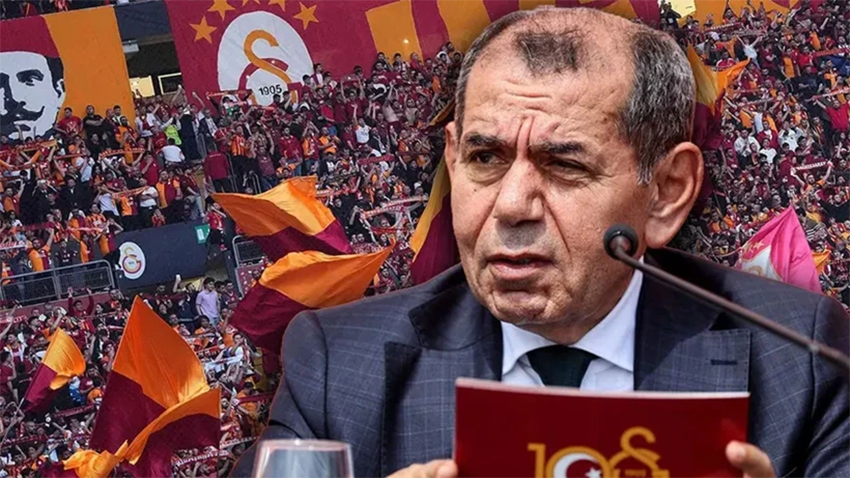 Galatasaray taraftarından Dursun Özbek’e protesto
