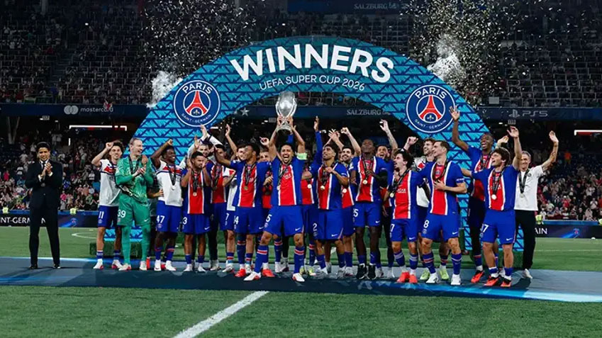 PSG UEFA Süper Kupa’yı müzesine götürdü
