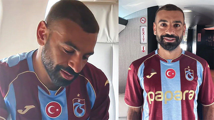 Salah Trabzonspor formasını giydi
