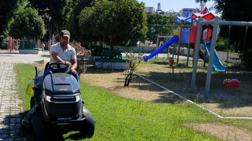 Serik’te park ve bahçeler yenileniyor