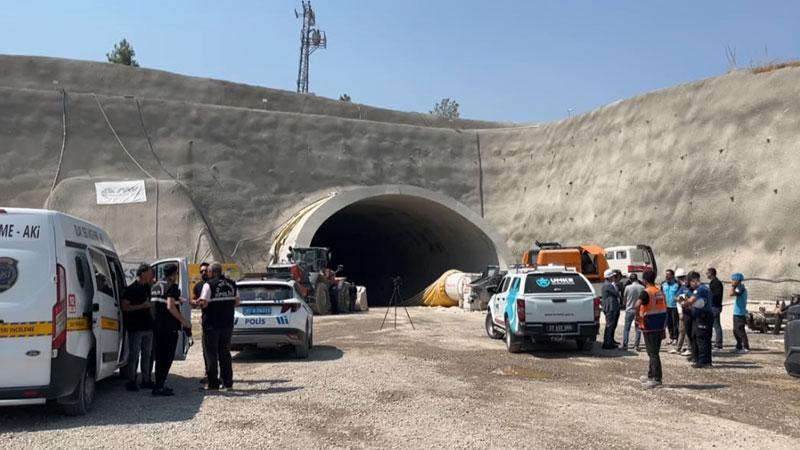 Gaziantep’te tünel inşaatında iş kazası