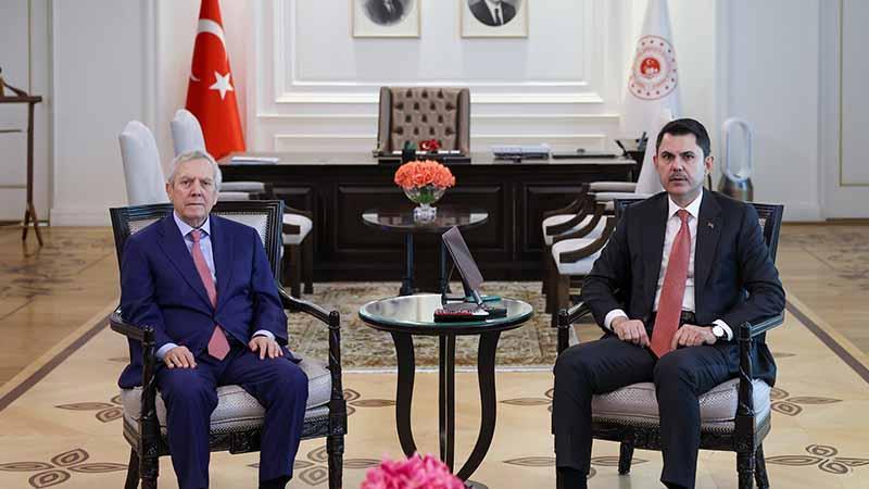 Murat Kurum Aziz Yıldırım’ı kabul etti