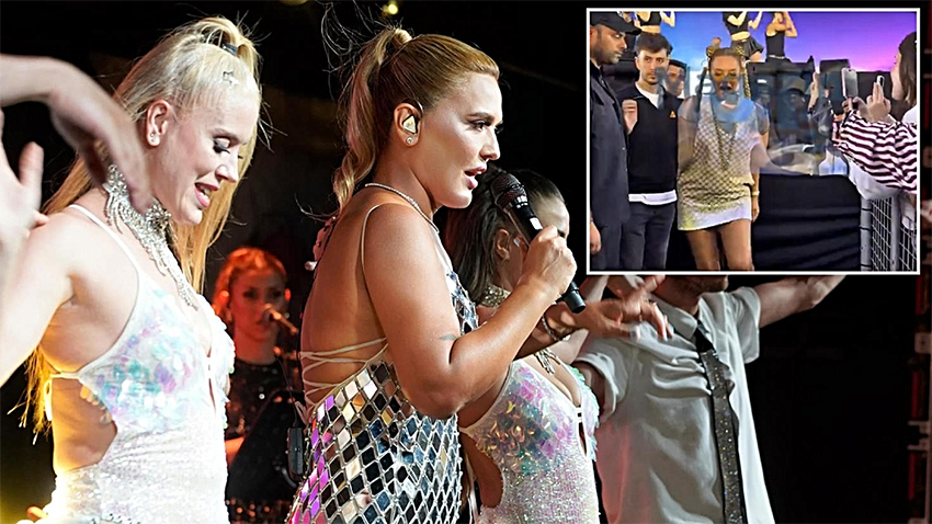 Demet Akalın’a konserinde taciz şoku!